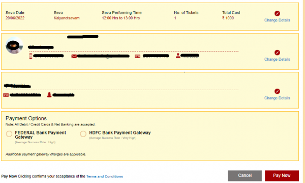 Tirumala Kalyanotsavam Seva - Booking | Cost | Procedure