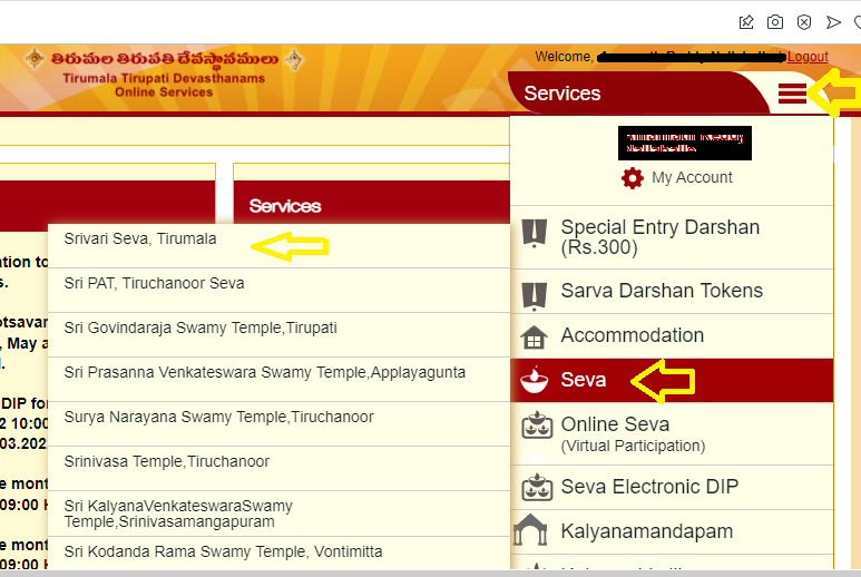 Tirumala TTD Kalyanotsavam Seva Booking Cost Tirumala Info