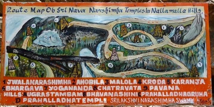 ahobilam route map