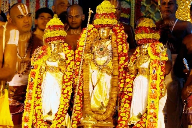 snapana tirumanjanam at tirumala