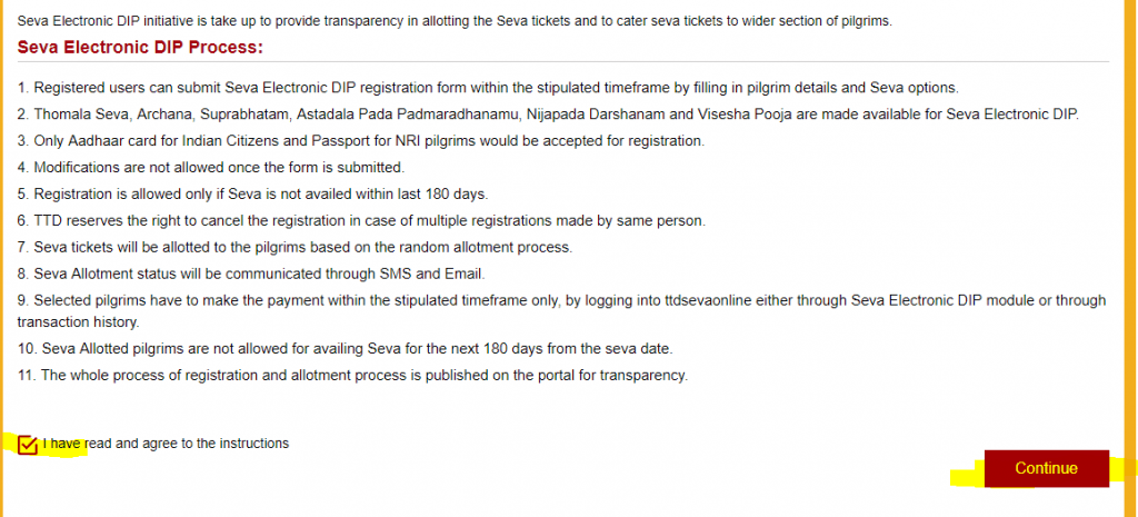 TTD Nijapada Darshanam - About Seva | Booking Procedure