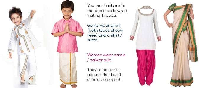 Is there any dress code for kids too in Tirupati temple? - Quora