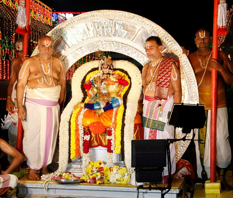 goddess Padmavati Devi on chandraprabha vahanam