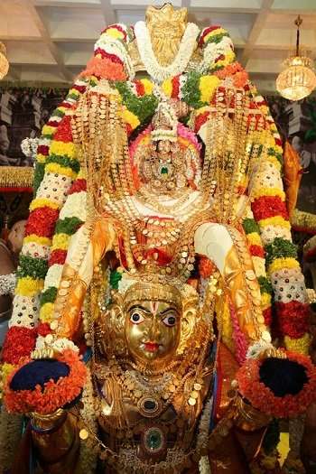 goddess Padmavati Devi on garuda vahanam