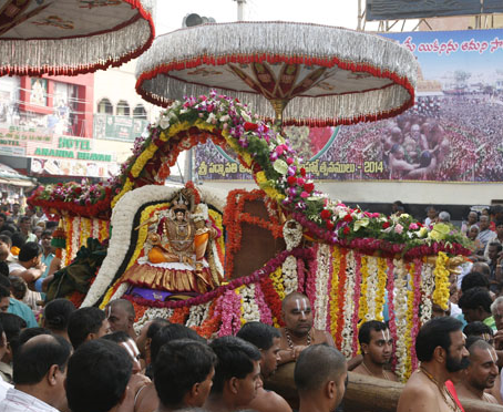 goddess Padmavati Devi on pallaki vahanam