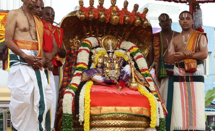 goddess Padmavati Devi on peddasesha vahanam