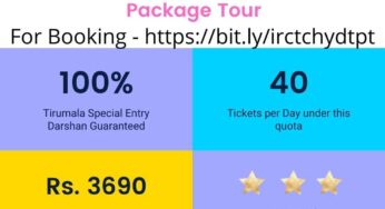 IRCTC Tirupati Package From Hyderabad
