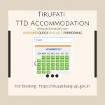 Tirupati november quota rooms