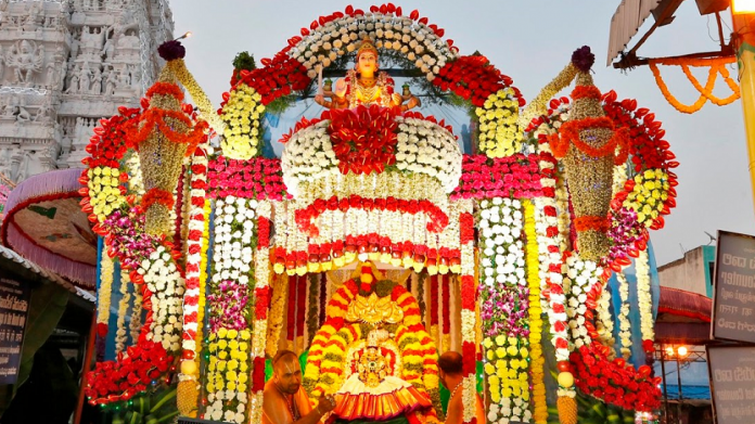 ugadi celebrations at Sri Padmavathi ammavari Temple