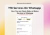 TTD WhatsApp Services for Devotees TTD Whatsapp service